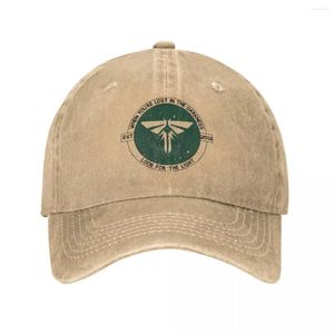 Boll Caps The Last of Us Fireflies Logo Baseball Vintage Ejressed Denim Headwear Unisex Style Outdoor Summer Hats Cap