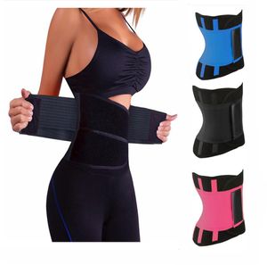 Women Body Shapers Unisex Waist Cincher Trimmer Tummy Slimming Belt Latex GYM Sports Waist Trainer Woman Postpartum Corset Shaper6970563