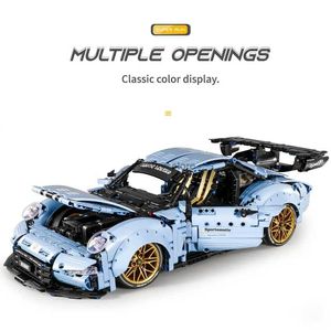 Blocks 1 10 Technology 9805 High Difficulty Sports Car Building Block 911 Racing Static 2258pcs Model Boy Assembled ToyL231223