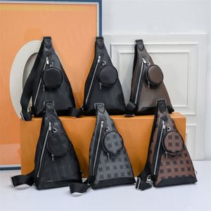 Mens Designer Genuine Leather Shoulder Bags Mans Luxurys Designers CrossBody Purse Wallet Handbag Waist bag