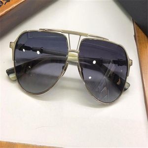 New Men DeSing DeSing Sunglasses Bolsa de Nova York Glasses Pilot Metal Metal Metal Coating Lens polarizado Goggles Estilo UV400 Lens202J