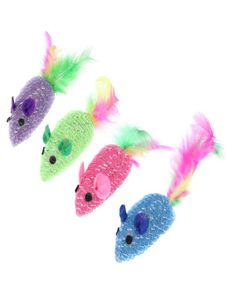 Toys de gato 10pcs cor de cor de cauda de rato pequeno Little aleation engraçado brinquedo Pet Supplies2864604