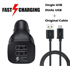 Dual USB Single USB Ports Quick Charge Car Charger Adapter For Samsung S6 S7 Edge S8 S9 Plus Note 8 Note 92672992