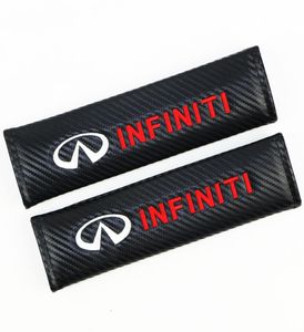 Car Stickers Safety belt Case for Infiniti q50 fx35 qx70 g35 fx g37 q30 ex35 Seat Belt Cover Car Styling 2pcslot1161318