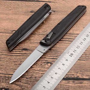 440 material Blade quick opening knife Kydex sheath EDC auto Camping Hiking Tactical Combat Hunting Folding knives
