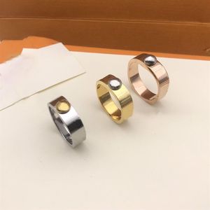 Fashion Gift Ring For Man Women Stones Unisex Pierścienie Mężczyźni Kobieta Biżuteria 4 Kolor Prezenty Akcesoria O276247E