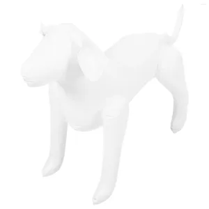 犬のアパレルコスチュームペット衣類モデルモデル動物のマネキンスタンディングディスプレイホワイト