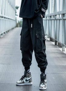 2020 Multi Pockets Cargo Harem Jogger Pants Men Hip Hop Fashion Casual Track Blayers Streetwear Harajuku хипстерские спортивные штаны7386076