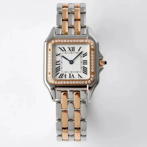 Women Watch for Ladies Designer Uhr Square Panthere Fashion Quartz Bewegung Uhren Square Tank Frauen Gold Silber Uhren Montre de Luxe Business C318 mit AAA Box