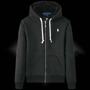 2023 Polo Ralphs Hoodie تصميم أزياء جديد رجال سستة معطف فضفاضة حصان مقنعين أعلى ملابس آسيوية Laurens Pliceman 175