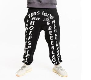 Calças de joggers hip hop mulheres mass de joggers de moletom urbana suor de rua suor Kardashian solto casual 36668533