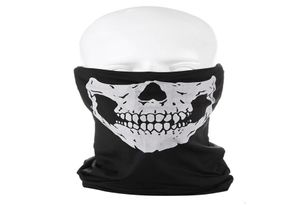 SKULL SKULL SKELETON MASK HALLOWEEN SALF Outdoor Rower Outdoor Multi Funkcjonowanie Szycie cieplej Ghost Half Face Cosplay Chic Motorcycle SCR3956783