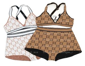 Lettere biancheria da donna Knited Womens SET BRASS INS FASHE FASHE LINGERIE Vintage Knit Beach BRA BRASE1899478