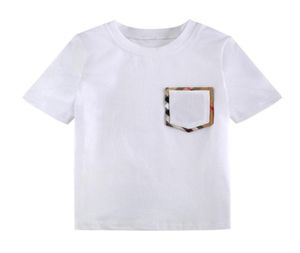 Toddler Boys Summer White T Shirts for girls Child Designer Brand Boutique Kids Clothing Whole Luxury Tops Children Clothes3282168