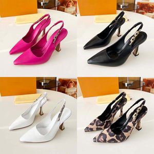 Fashion Women's rubber slide sandal Luxury Pointed sandals Slippers Shoes Sexy Lady Girls Party Brand Slipper Designer Jelly High Heels For Women With Dust Bags