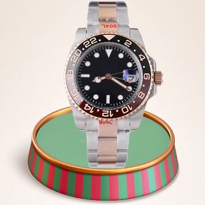 時計Reloj Mechanical Fashion Watch Automatic 904L防水モントレデブルーの男性は、ギフトのために自動機械式時計ビジネス腕時計を見るクリスマス