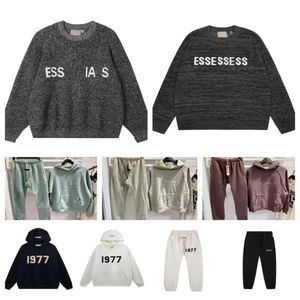 Essentialls Designer di felpa con cappuccio EssentialShoodie Fashion Ess Ess Essentialss Essentialss Suit Suit Blacks Essentialsweatshirts 599