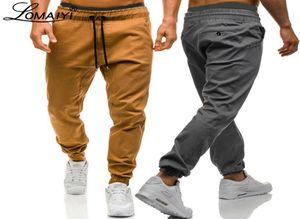 Lomaiyi New Cargo Joggers Pants for Men 2019 Springsummer Pantaloni casuali Men039S Cantaloni cargo Blackgreen Jogger Mens BM3129838198