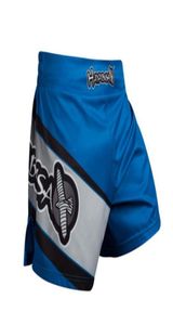 Men039s Pantaloncini MMA Kick Boxing Muay Thai Trunks Uomo Fiess Sanda Boxe Fight Wear Pantaloni da presa Sport4728680