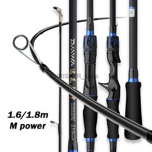 Boat Fishing Rods 2023 New 2 Sec Spinning Rod Carbon / Glass Fiber 1.65m 1.8m M Power Lure Weight 8-20g Lure Fishing Rod CastingL231223