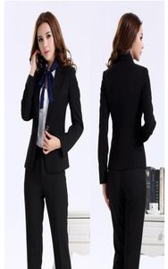 Women039s Suits Blazers Özel Yapımı Kadınlar Elbise Elbise Siyah Bayanlar İş Ofisi Smokin Formal İş Giyim Jacketpants Pan7641262