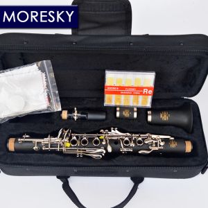 Moresky Clarinet EB Tone Soprano Clarinet Hard Rubber Body Material Eb