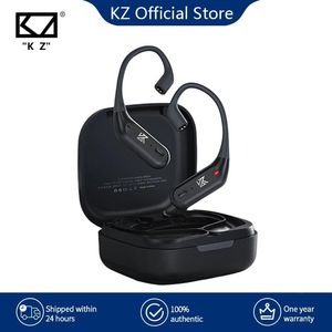 Hörlurar KZ AZ09 Pro Upgrade trådlösa hörlurar BluetoothCompatible 5.2 Kabel trådlös öronkrok B/C -stiftkontakt med laddningsfodral