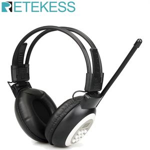 Conectores Retentificação TR101 FM fone de ouvido Receptor de rádio Headset sem fio Rádio Ear fone de ouvido Reunião da conferência da conferência traduzida