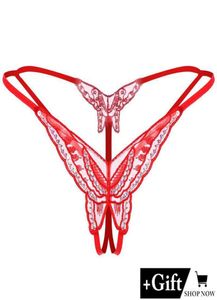 Women039s Metties Seksowne erotyczne kobiety koronkowe cekiny motylowe gstring krótkie stringi żeńskie dla seksu przezroczyste w fazie 6032126
