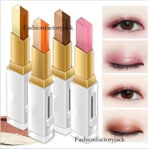 Eyeshadow Two Colory Double Color Eyeshadow Stick Dual Color Eyeshadow Pen Factour Hot Sale Eye Shaow Crayon