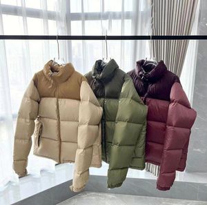 Üst Bayan Kahverengi Küfür Ceket Parkas Down Ceketler Erkek Stilist Mektubu Siyah Windbreaker Ünlü Çift Dış Giyim Kadın Kısa 3733234