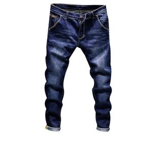 Laamei Fashion Skinny Jeans Herren Straight Dark Blue 2018 Neue gedruckte Herren lässig Biker Jeans Jean männlicher Stretchhose Pants4358118