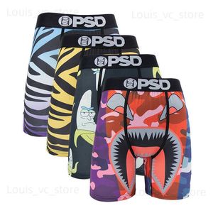 Cuecas 4 Pcs Sexy Homens Cueca Boxer Shorts Imprimir Boxershorts Calcinha Cueca Calcinha Masculina Lingerie Moda Cuecas dos homens T231223