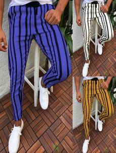 Fashionmen Casual Striped Long Jogger Pants Mens Harem Fitness Joggers Stripe Urban Straight Slim Fit Horsel 3XL7331585