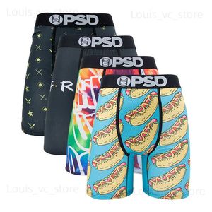 السراويل الداخلية 4pcs أزياء طباعة الرجال ملاكم داخلي الملاكم Cueca الذكور لباس داخلي الملابس الداخلية للرجال الداخليين بوستينا الملاكمين sexy s-xxl جذوع شعبية t231225