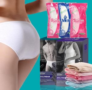 5Pcsbag Disposable Underwear Pure Cotton Men Women Outdoor Travel Wash Traceless Solid Color High Quality Underpants Women8193690