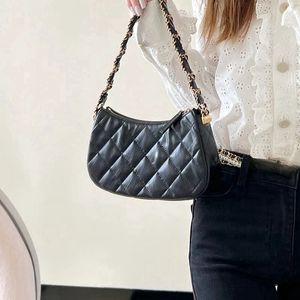 TOP10A Top Quality Designer Bag Hobo Bags 23 cm Stor äkta läder axelhandväska lady kedja med låda c556.aa3