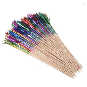 Forks 100pcs Cocktail Fireworks Dring Picks Sticks para suprimentos de decoração de festas de Halloween bebem ornamentos de bastão de férias