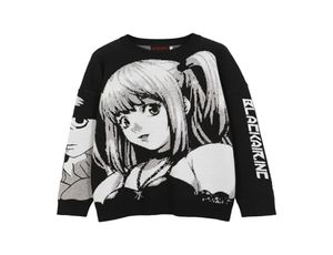 Atsunny 2021 Hip Hop Streetwear Vintage Style Harajuku Свитер -свитер аниме -девчонка.