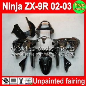 Stickers Unpainted Full Fairing Kit For KAWASAKI ZX 9 R ZX9R 00 01 02 03 900CC 40NO0 ZX 9R ZX900 ZX900C ZX9R 2000 2001 2002 2003 Fairing k