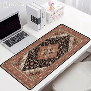 Mause Pad Persian Mausepad Mouse Gamer PC Gaming Accessories Rubber Mat Deskmat MousePad MatsキーボードキャビネットラップトップXXL