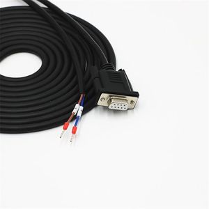 Pekskärm RS485 Kommunikation Kabel DB9 Kvinnlig 2-kärna med kabel COM SERIAL PORT 1-2+CABLE