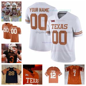 Malik Muhammad Texas Longhorns Football Jersey 0 Ja''tavion Sanders Jaydon Blue Maalik Murphy Charles Wright Mens Women Youth All Syched