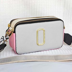 Camera Bag Designer Handbag Womens Signature Double Gold Hardware Shoulder Bag Fashion tie-dye Strap Purse Mini Bag