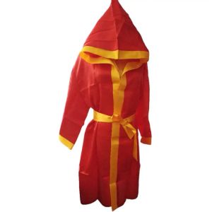 Boxing Robe Anti-wrinkle Boxing Suit Comfortable Stage Show Kickboxing Gown Boxing Performance
