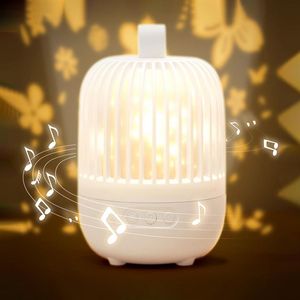 LED STAR MUSIC Projector Night Light Recarregável Decoração Rotate Stary Sky Porjetores Luminaria Decoração Lâmpada de quarto Presente236D