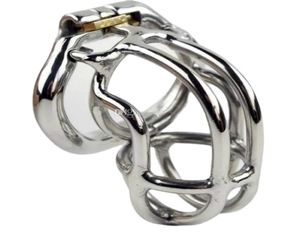 Chastity Devices 2022 Male Annular Chastity Cage Device Belt with Open Mouth Snap Ring Small Size Stainless Steel Kit Bondage 4747418