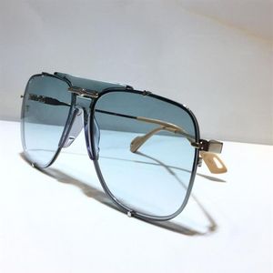 Neue Mode 0739s Sonnenbrille UV Protectio Objektiv rahmenlos mit Metall 0739 SUNGS SUNGLASE SONNEBLASSE Populäre Brille mit C201Q
