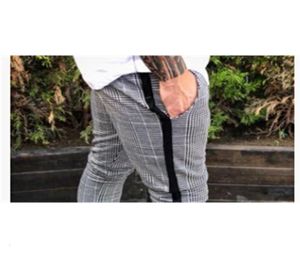 Men Tech Fleece Pants Trousers Pants Fitness Workout Joggers Plaid Sweatpants Red Slim Fit Long With Pockets Size M3XL7883244