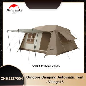 Skyddar nyaste NatureHike Village13 Tak Automatiskt tält CNH22ZP004 210D Polyester Oxford Tyg belagd med silver utomhus campingtält